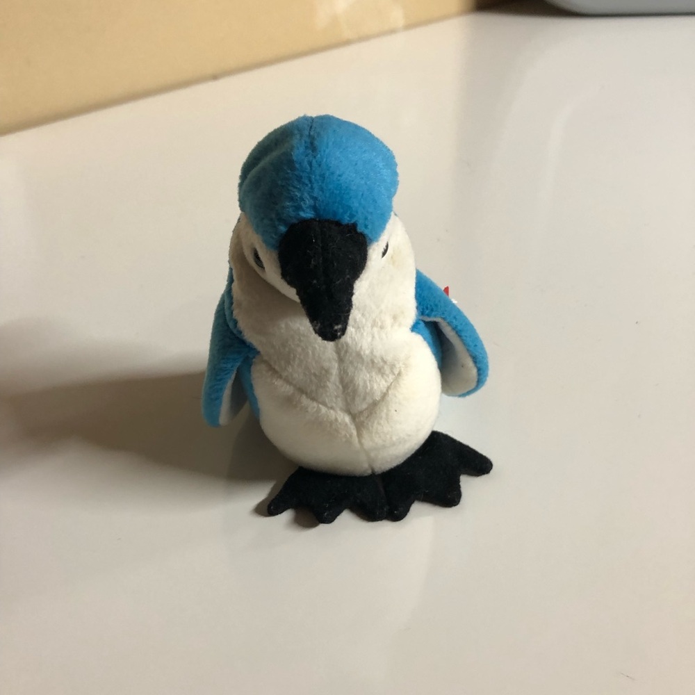 Ty Beanie Babies Rocket the blue jay